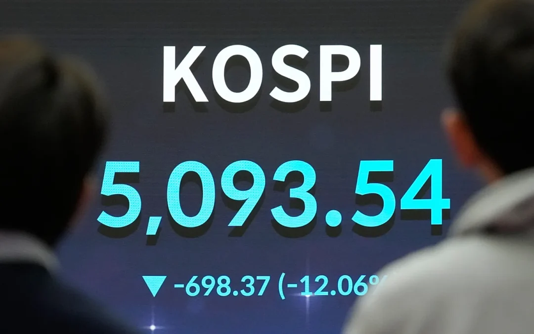 South Korea Stock Market Volatility Surges as Kospi Swings Intensify