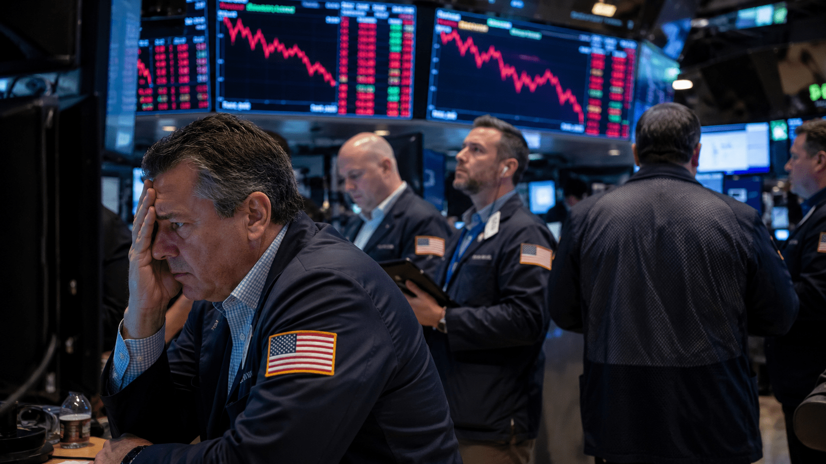 Stocks fall Iran tensions peace talks risk after the US Navy seized an Iranian vessel and Tehran shut down Hormuz traffic, rattling markets.